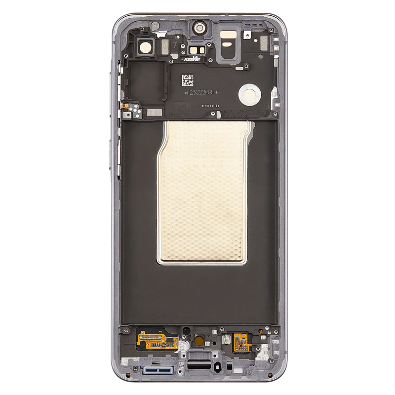 OLED Assembly With Frame Compatible Samsung for Galaxy A57 5G (A576 / 2026) (Refurbished) - Gray